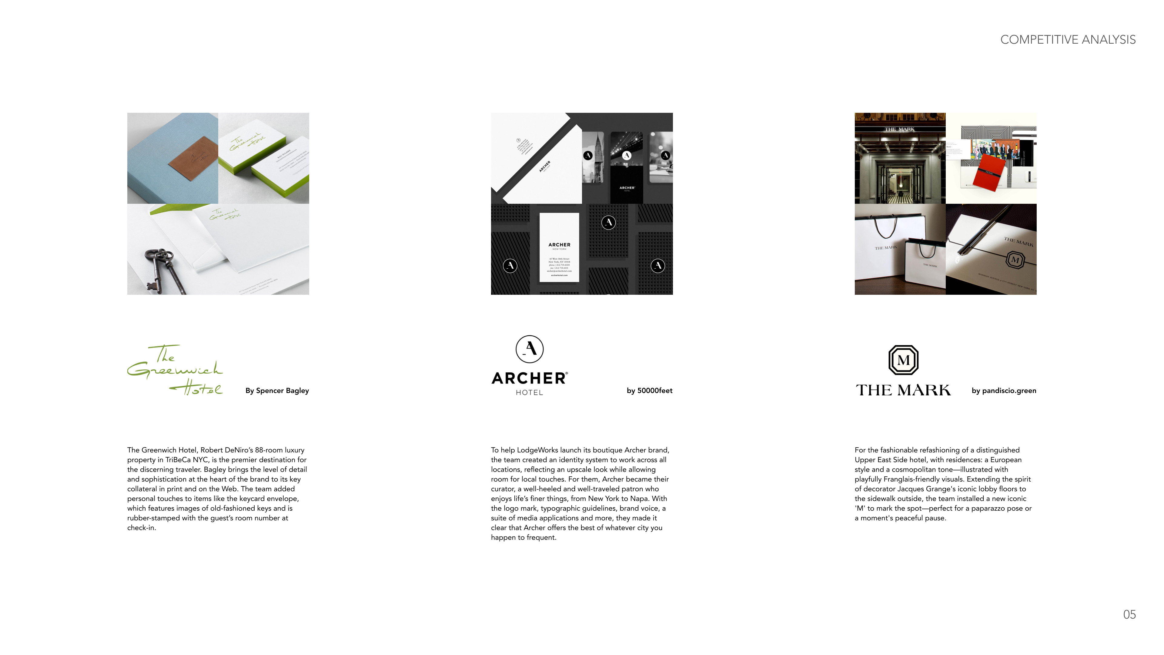 THE Hotel project artifact 1