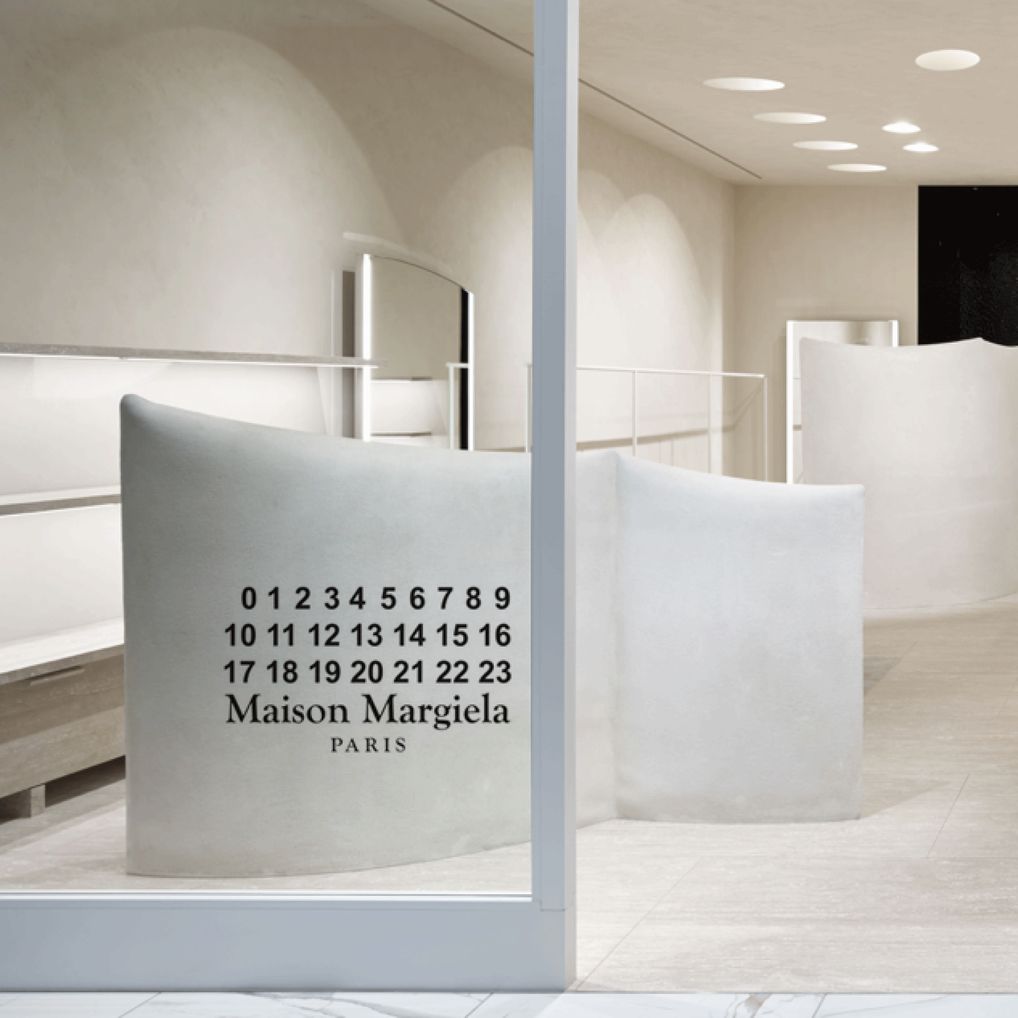 Maison Margiela pop-up store zone