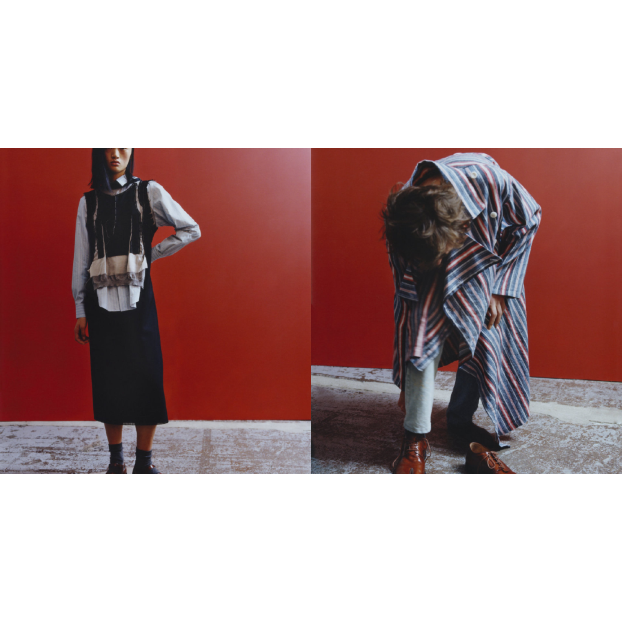 Maison Margiela advertising reference in red