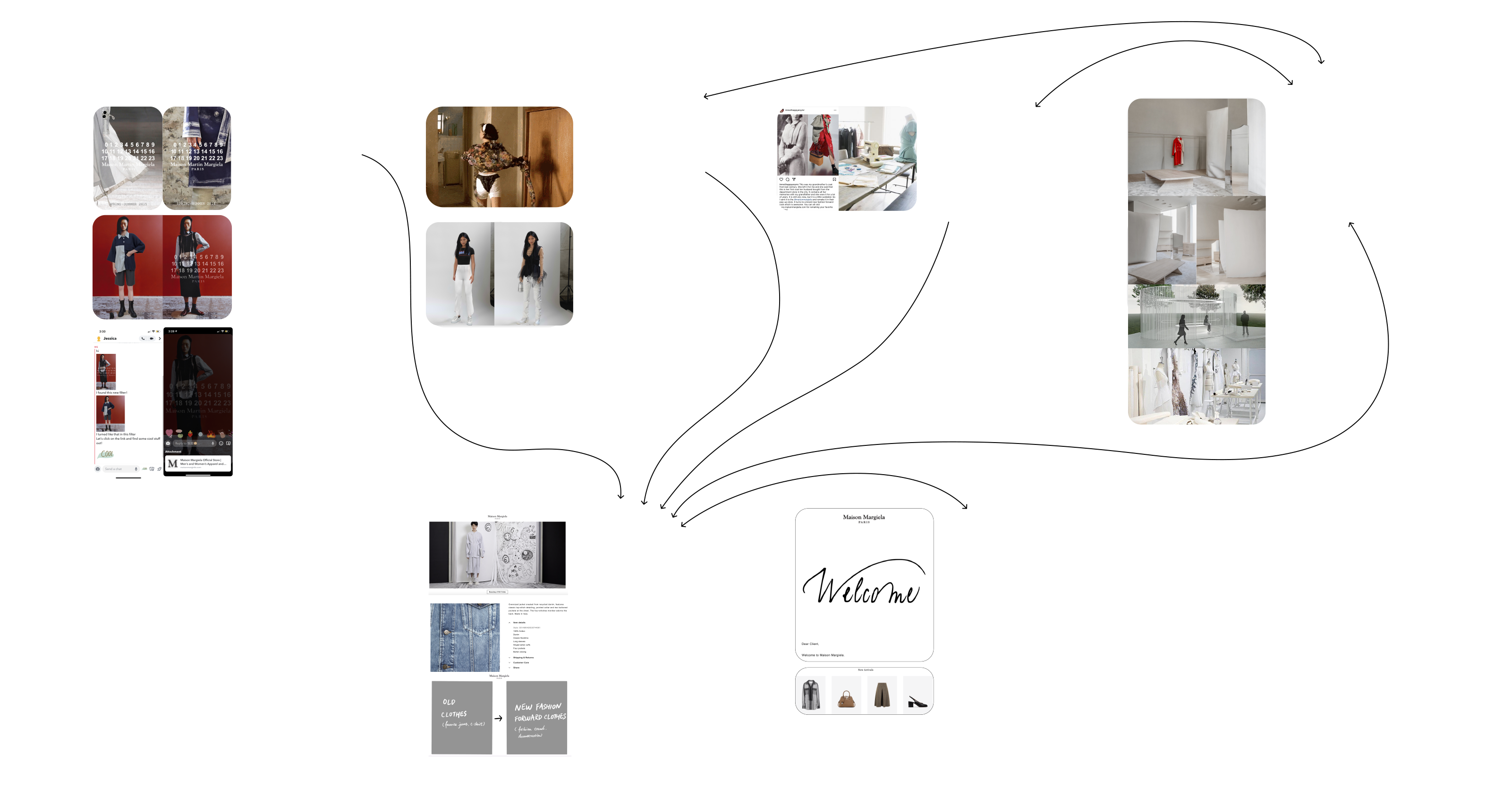 Maison Margiela campaign experience flow