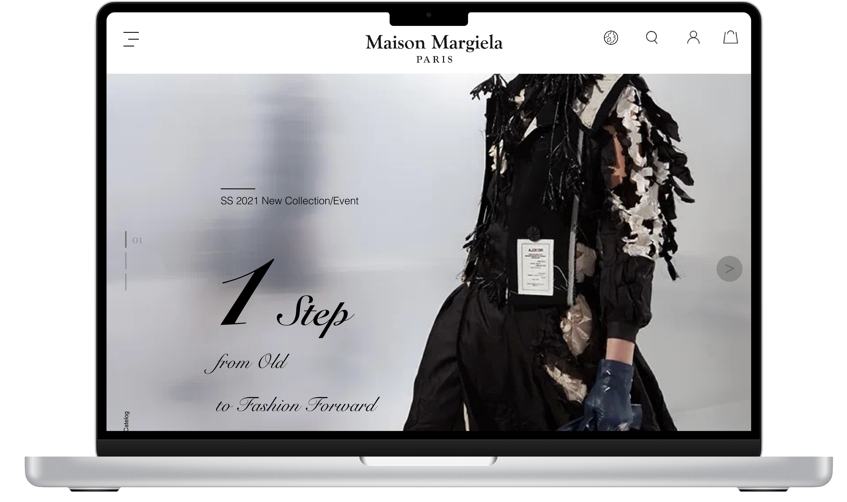Maison Margiela desktop final screen