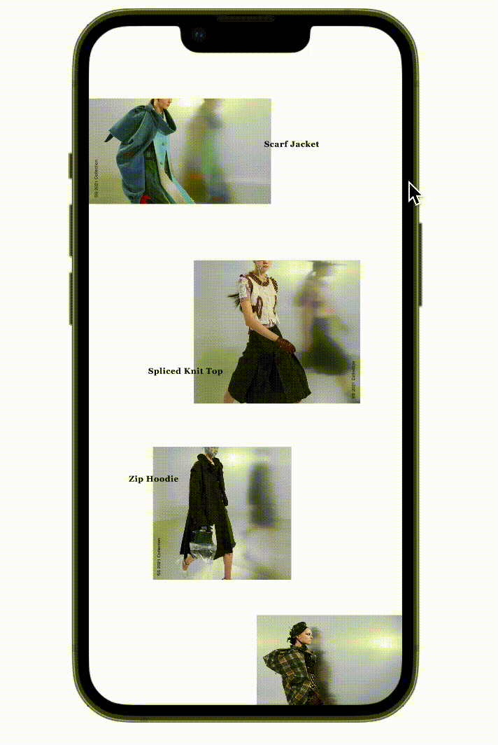 Maison Margiela mobile final screen