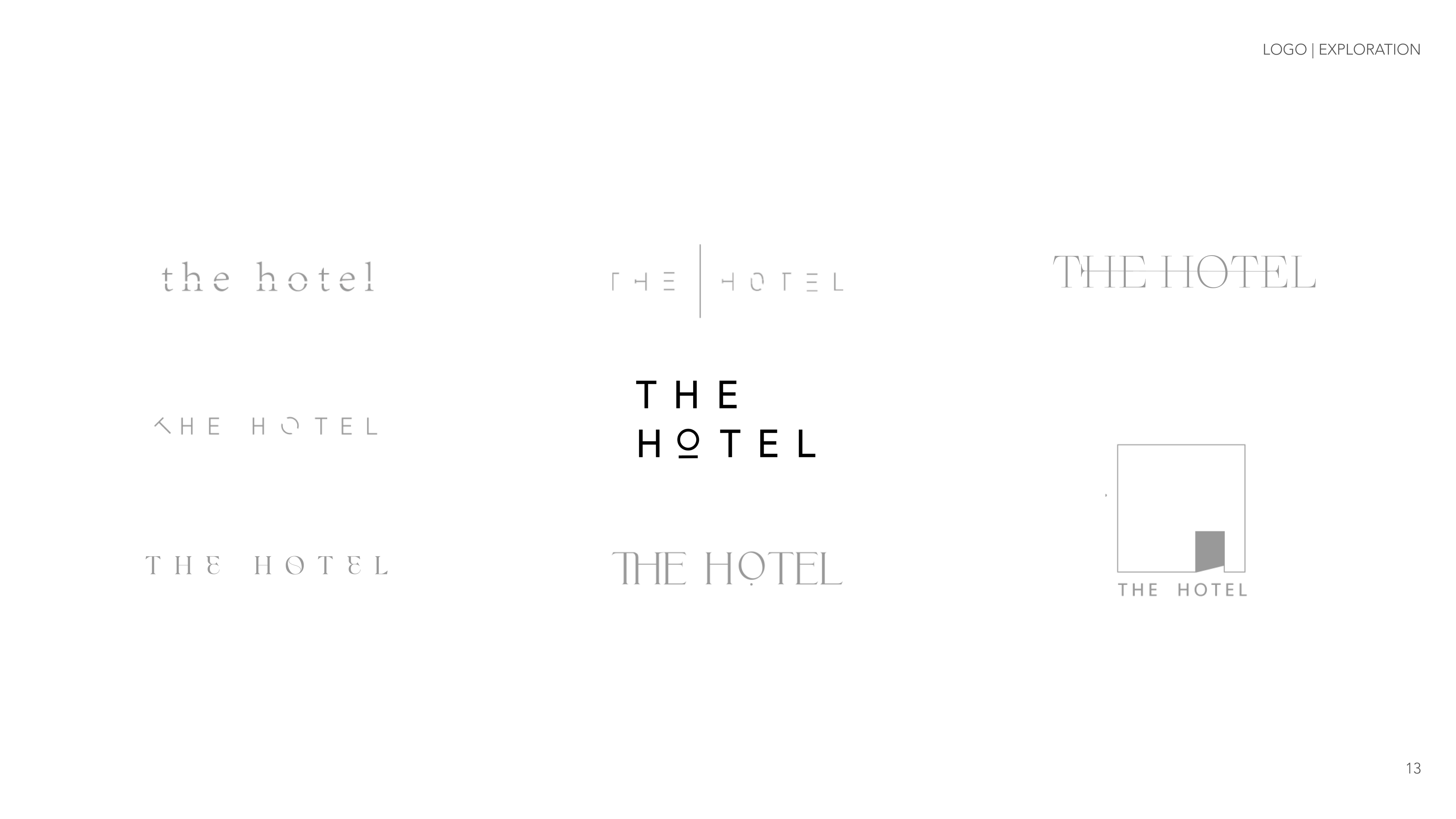 THE Hotel project artifact 2